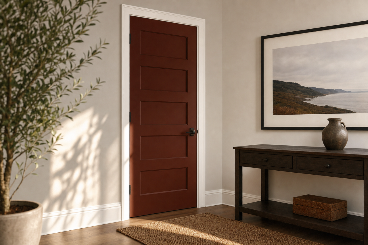 Terrazzo by Benjamin Moore on interior-doors
