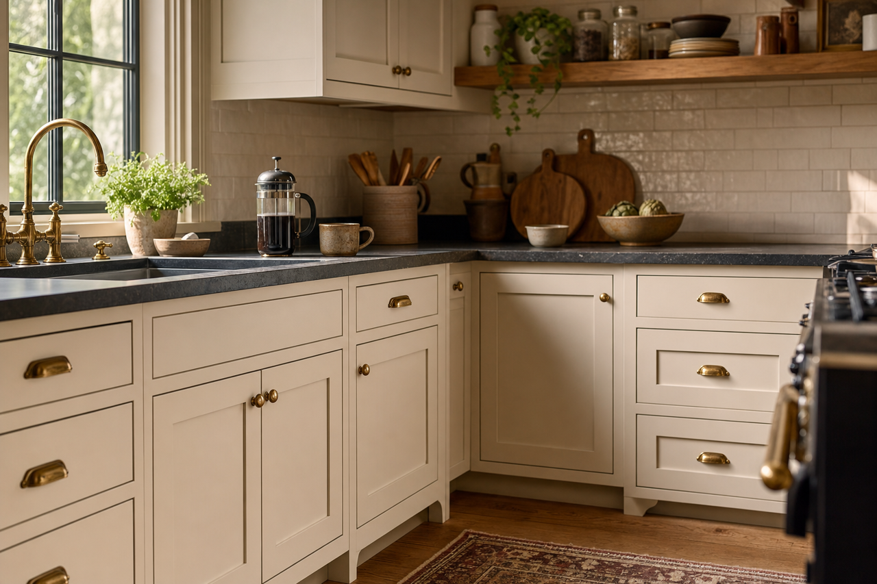 Grandma's by Benjamin Moore on cabinets