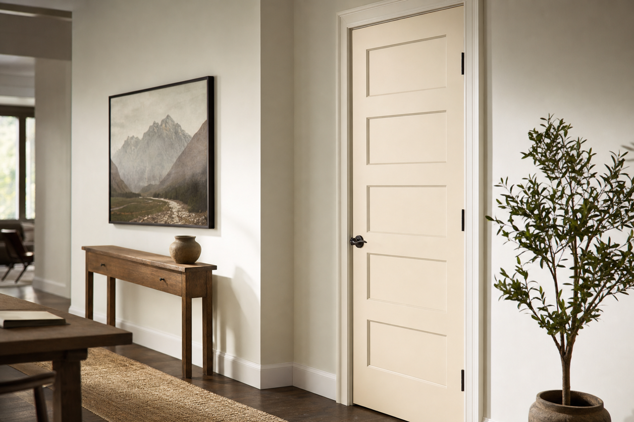 Grandma's by Benjamin Moore on interior-doors