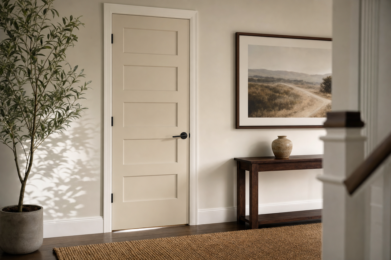 Picket by Benjamin Moore on interior-doors
