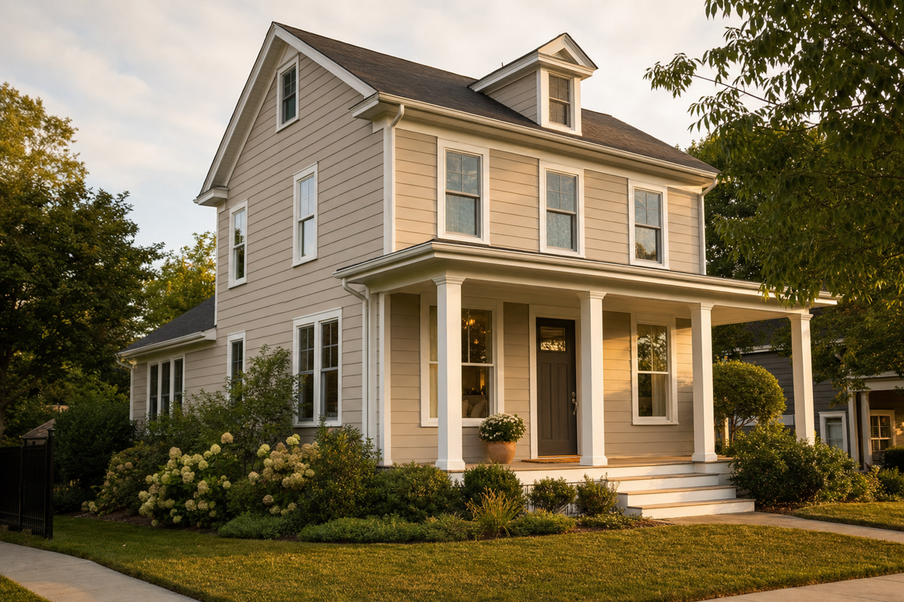 Evening by Benjamin Moore on exterior