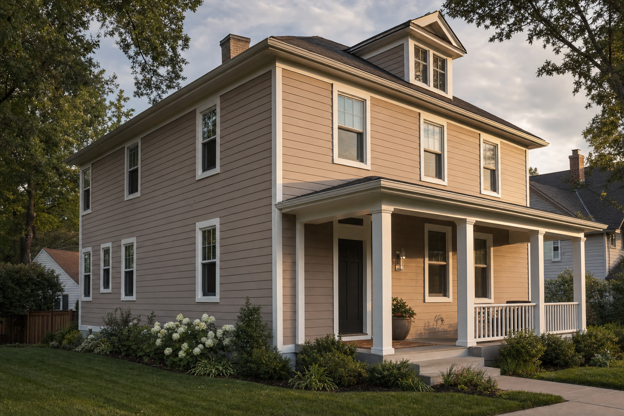 Studio by Benjamin Moore on exterior