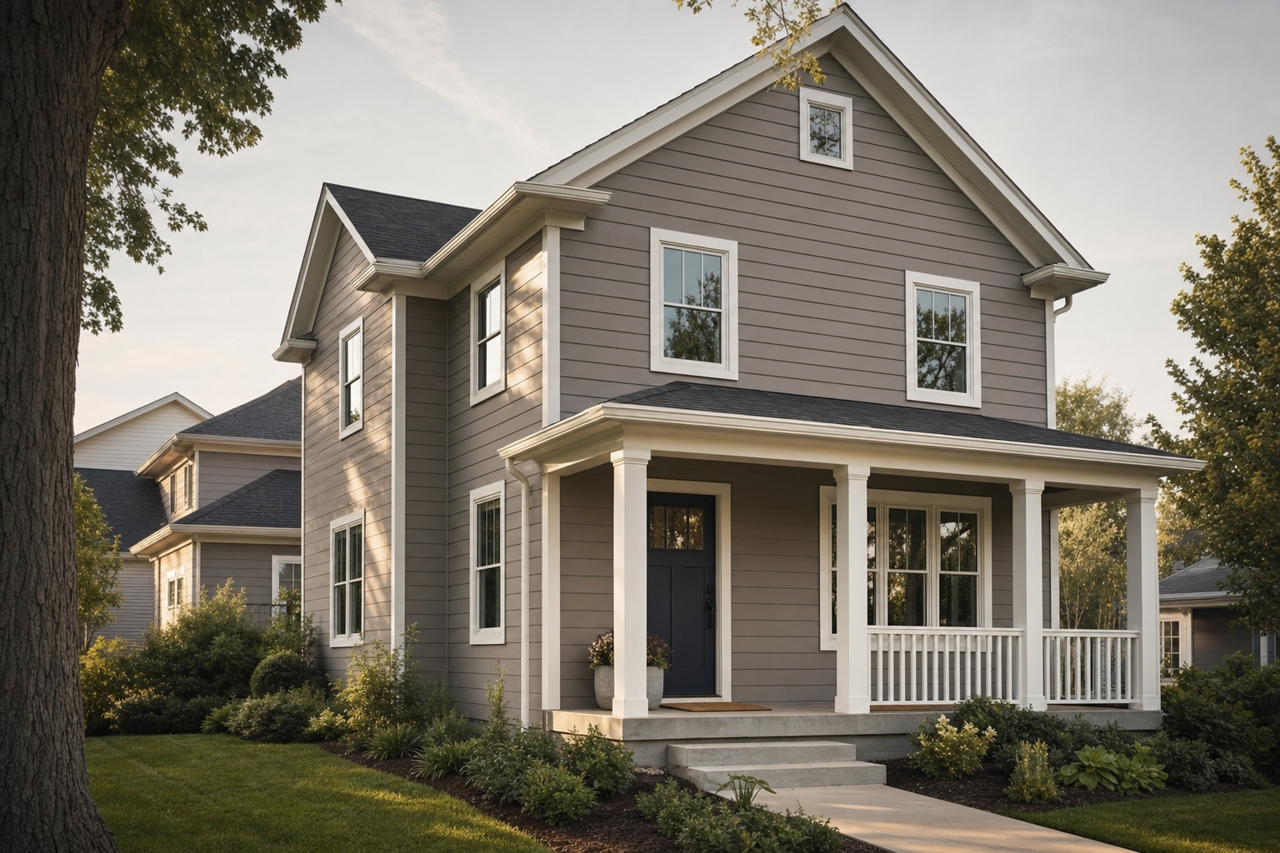 Gotham by Benjamin Moore on exterior