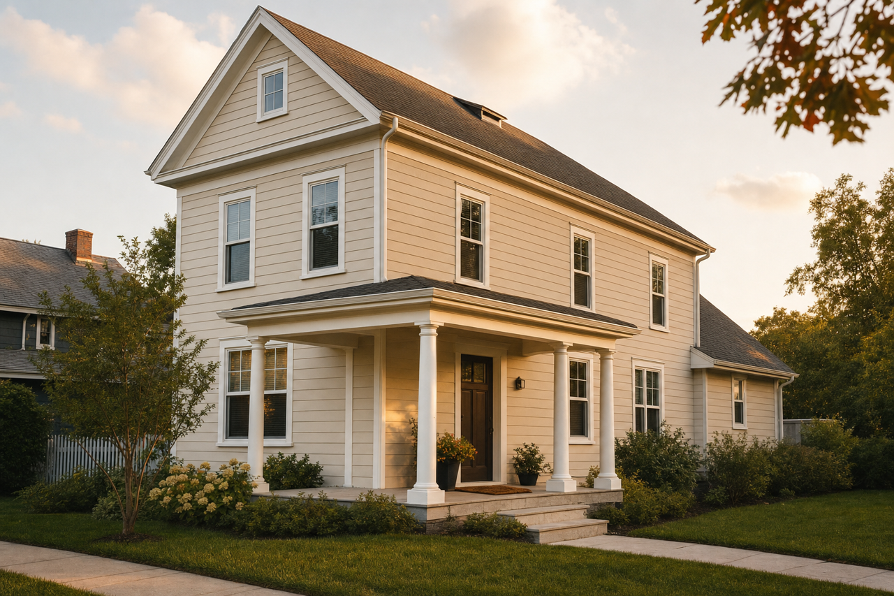 Rocking by Benjamin Moore on exterior