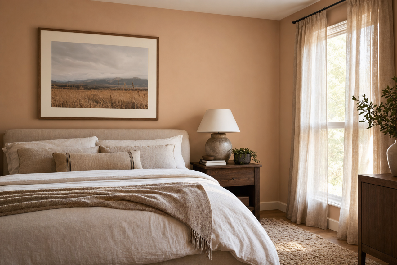 Knitting by Benjamin Moore on interiors