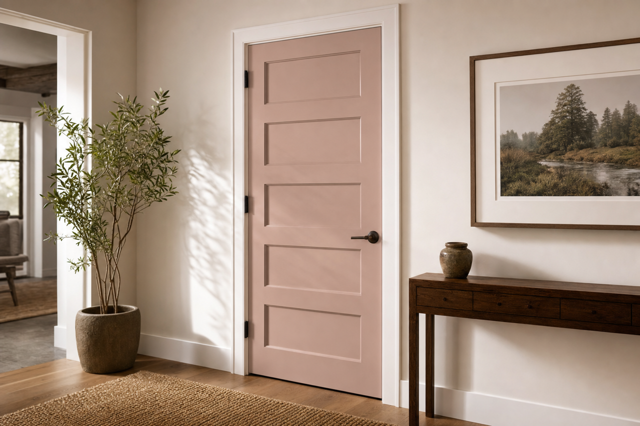Lost by Benjamin Moore on interior-doors