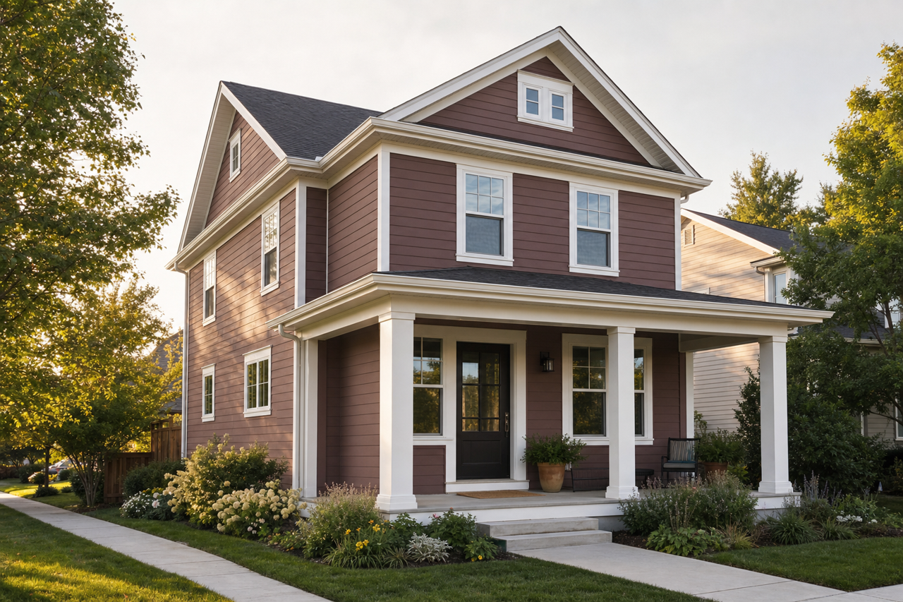 Velvet by Benjamin Moore on exterior