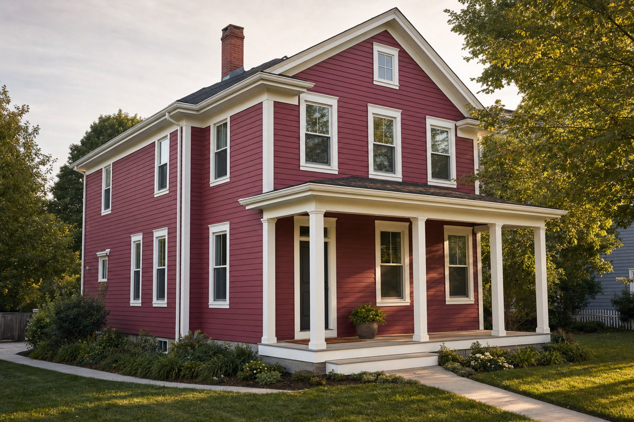 Modern by Benjamin Moore on exterior