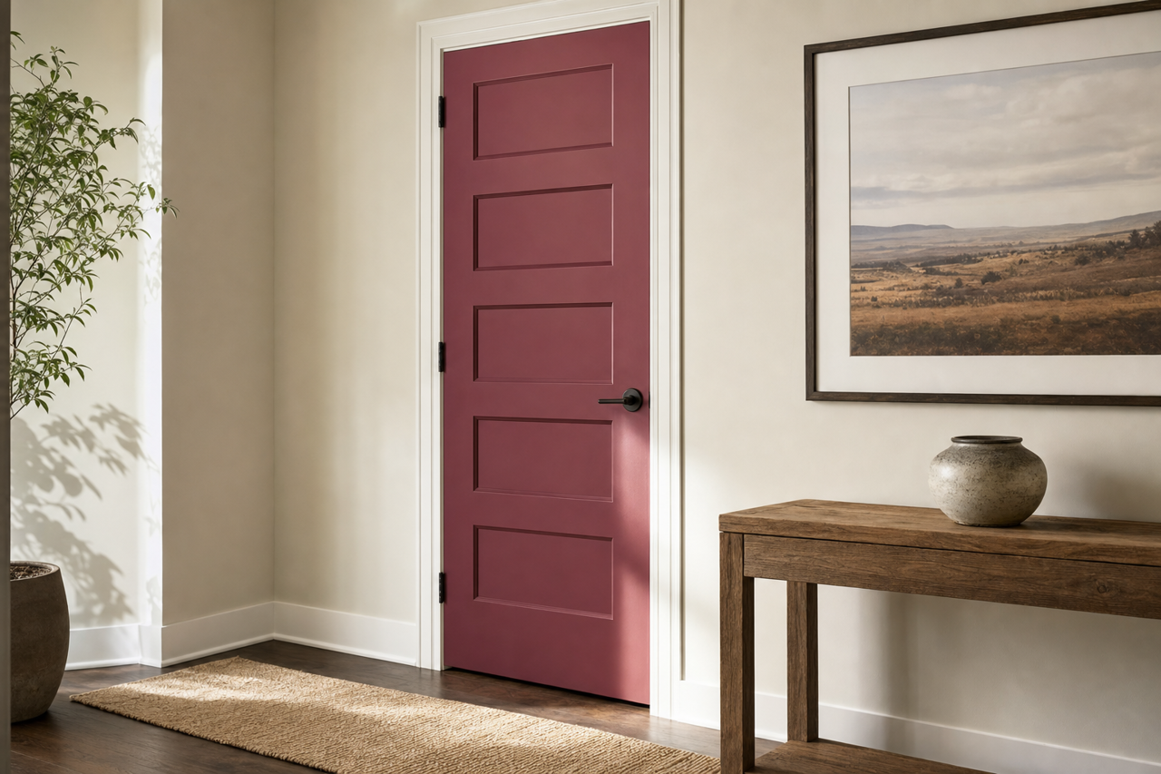 Modern by Benjamin Moore on interior-doors