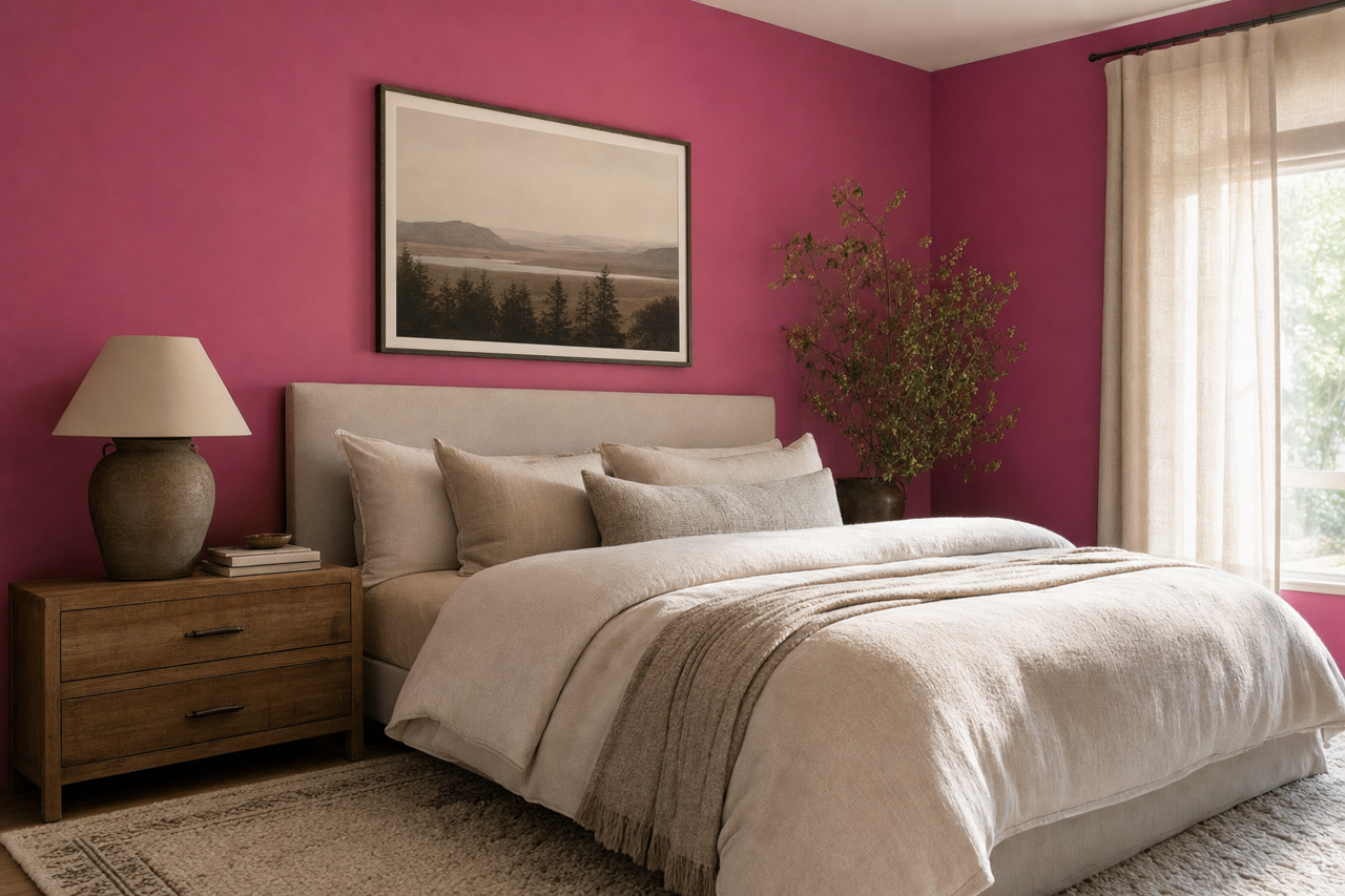 Berry by Benjamin Moore on interiors