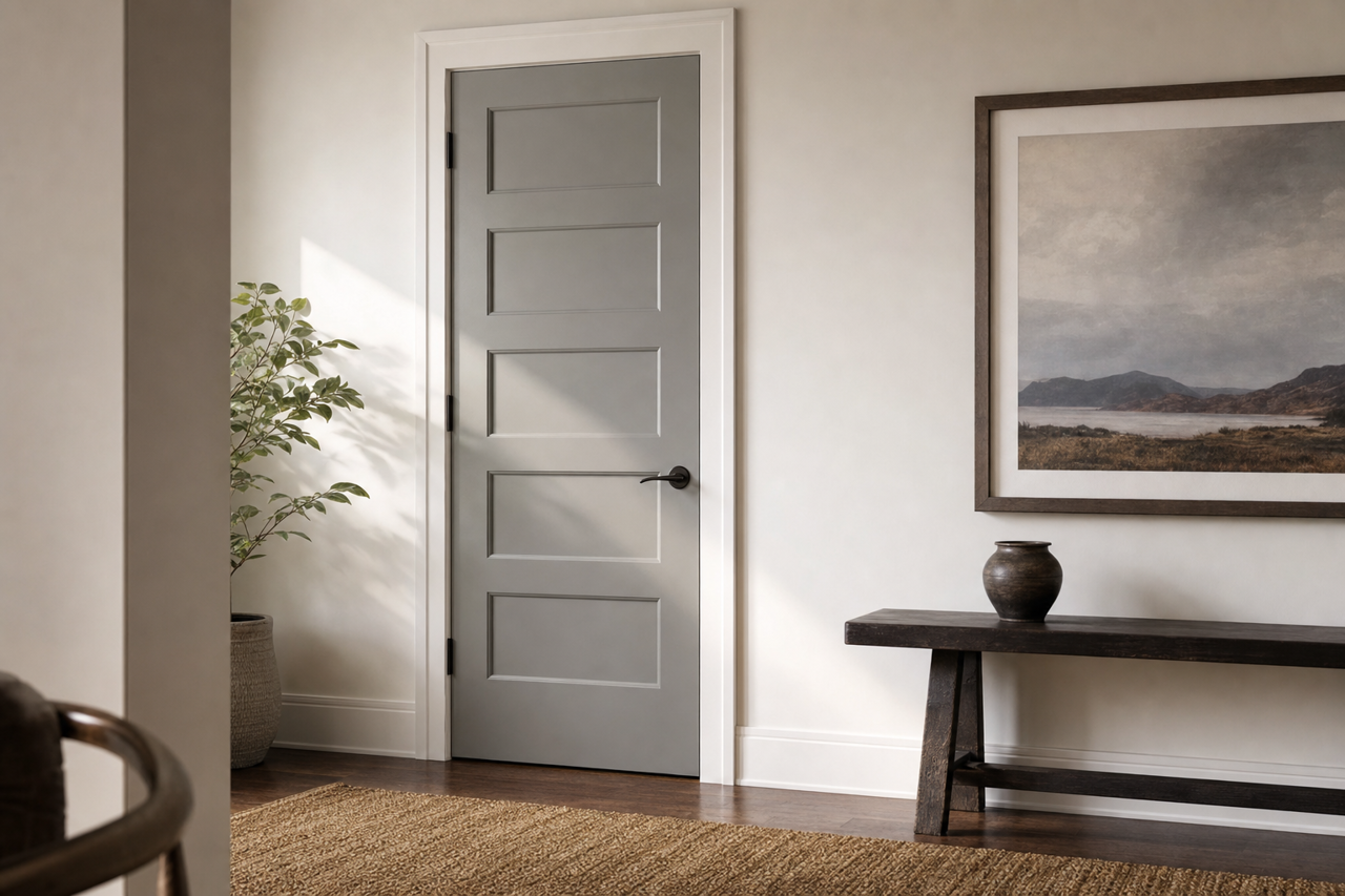 Street by Benjamin Moore on interior-doors
