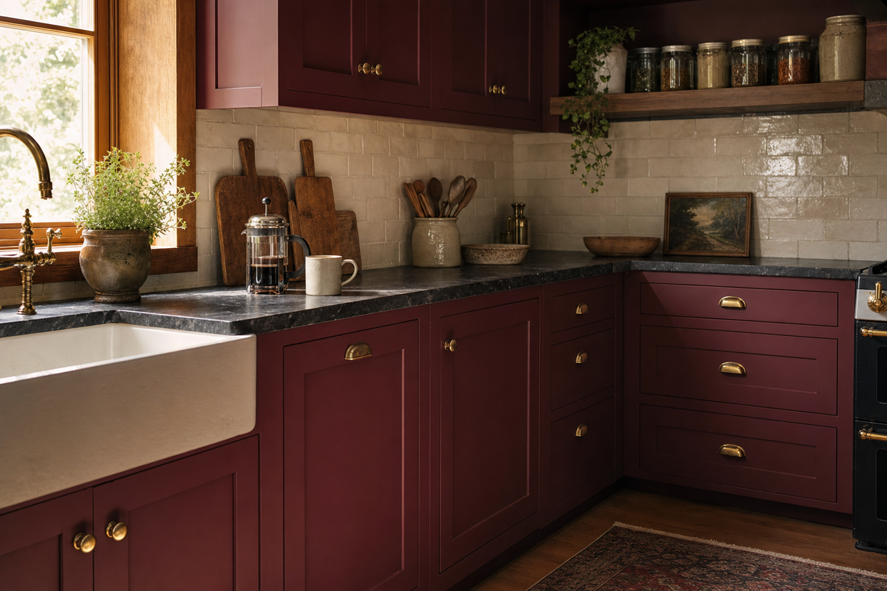 Bewitched by Benjamin Moore on cabinets