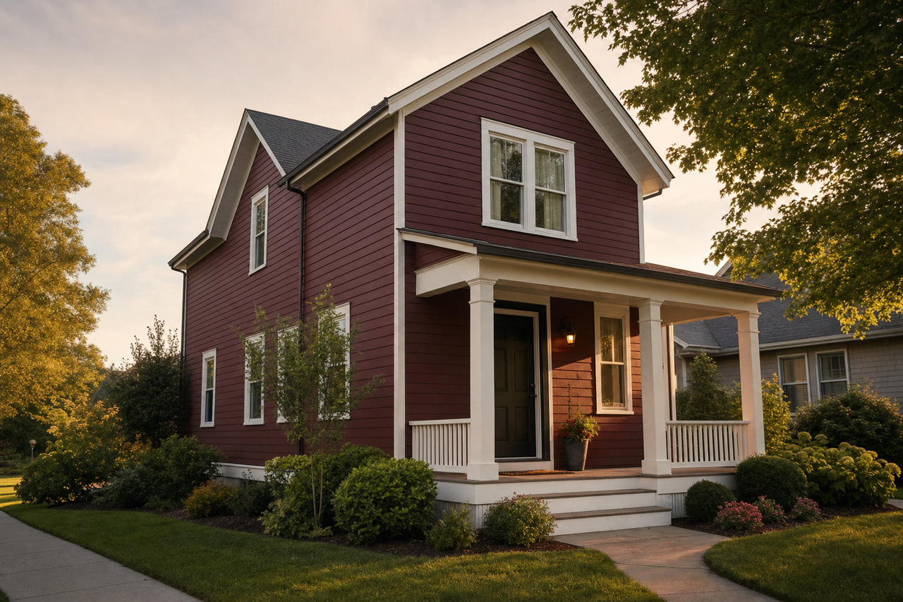 Bewitched by Benjamin Moore on exterior