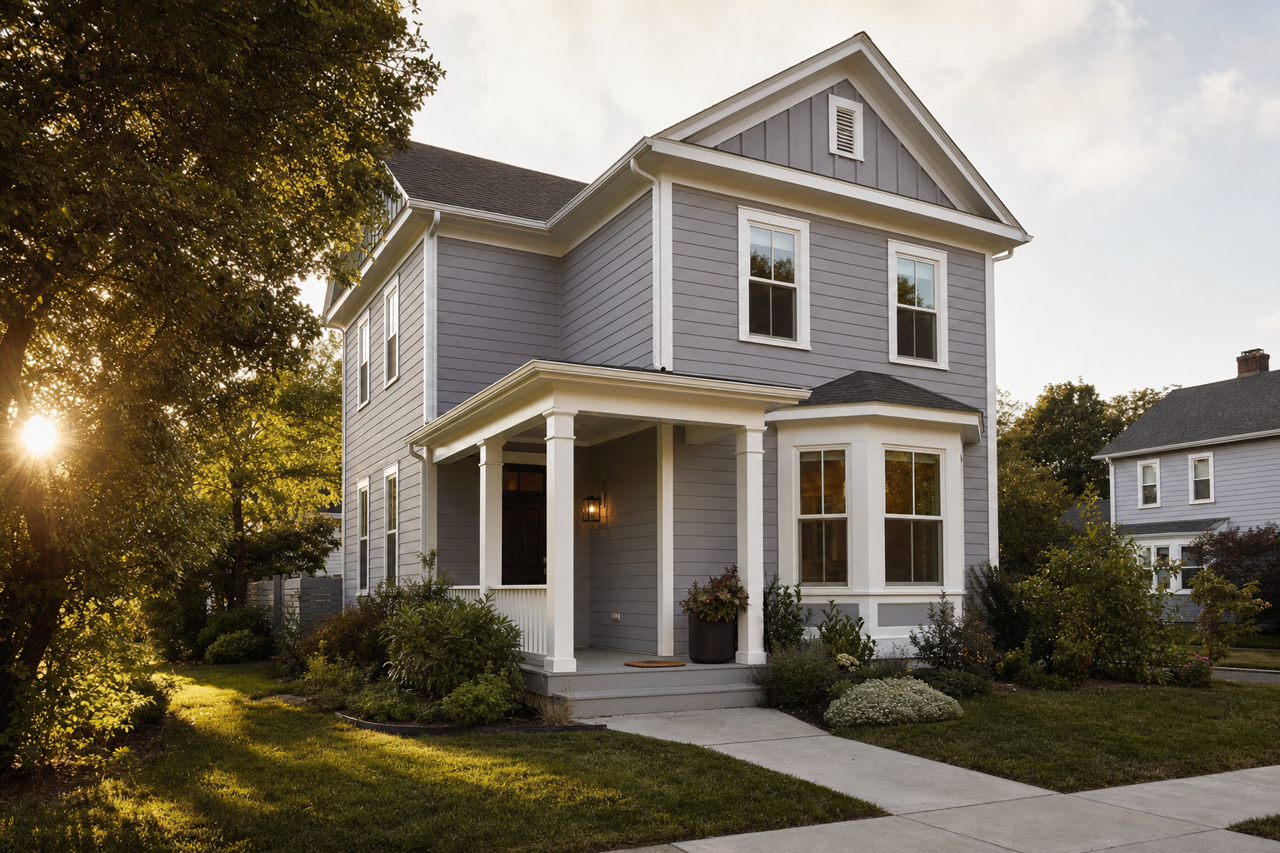 Faded by Benjamin Moore on exterior