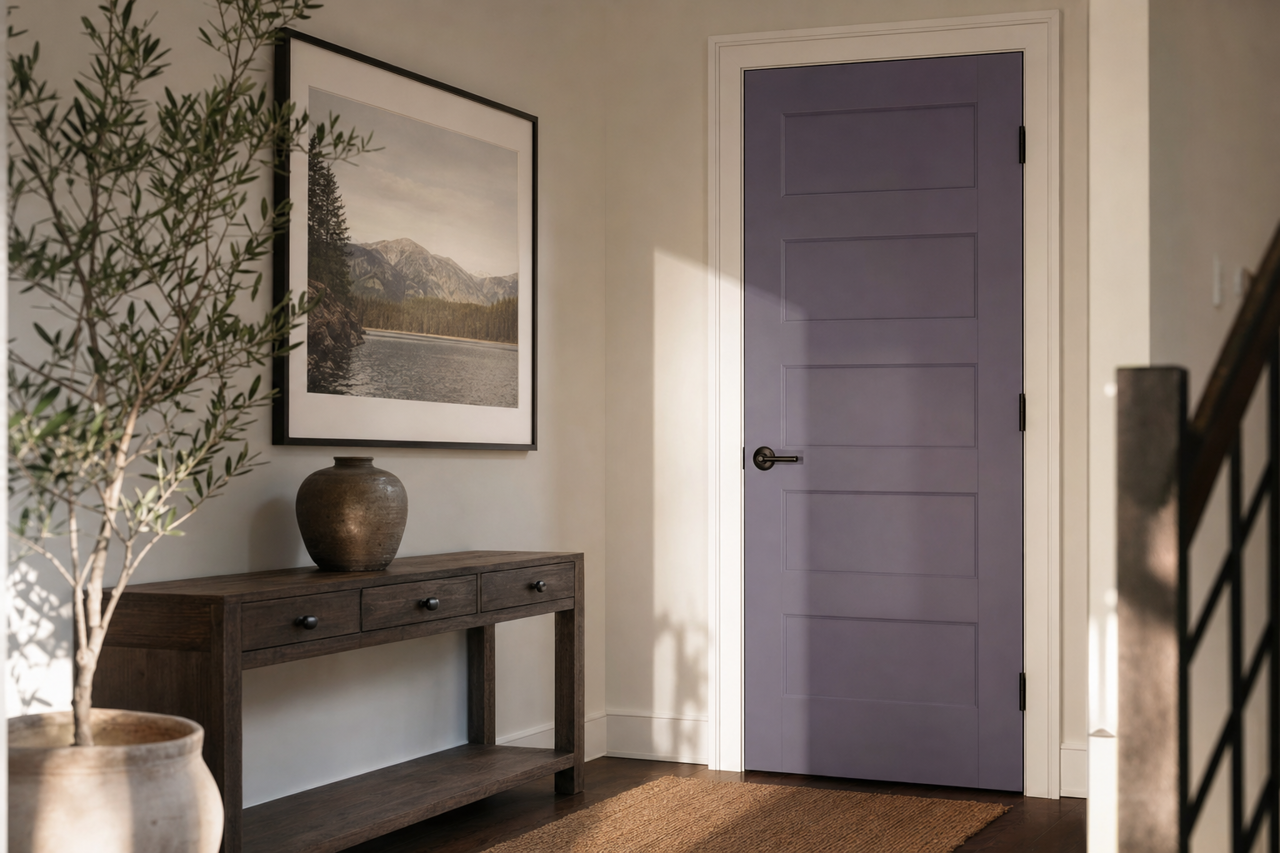Pinot by Benjamin Moore on interior-doors
