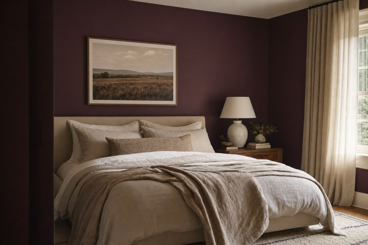 Velvet by Benjamin Moore on interiors