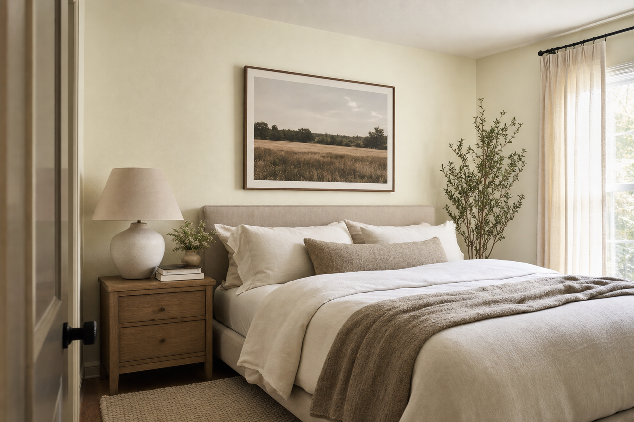 Paper by Benjamin Moore on interiors