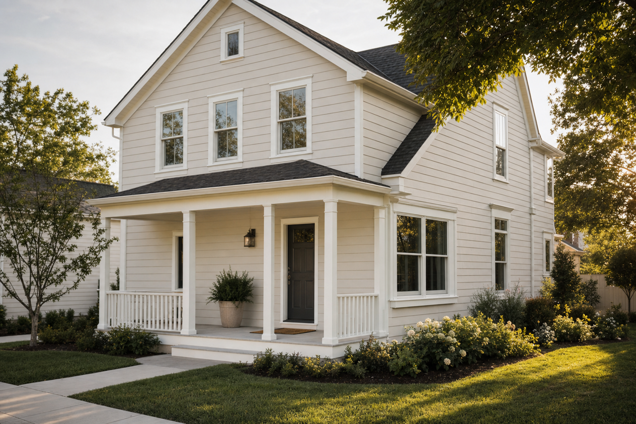 Lilac by Benjamin Moore on exterior