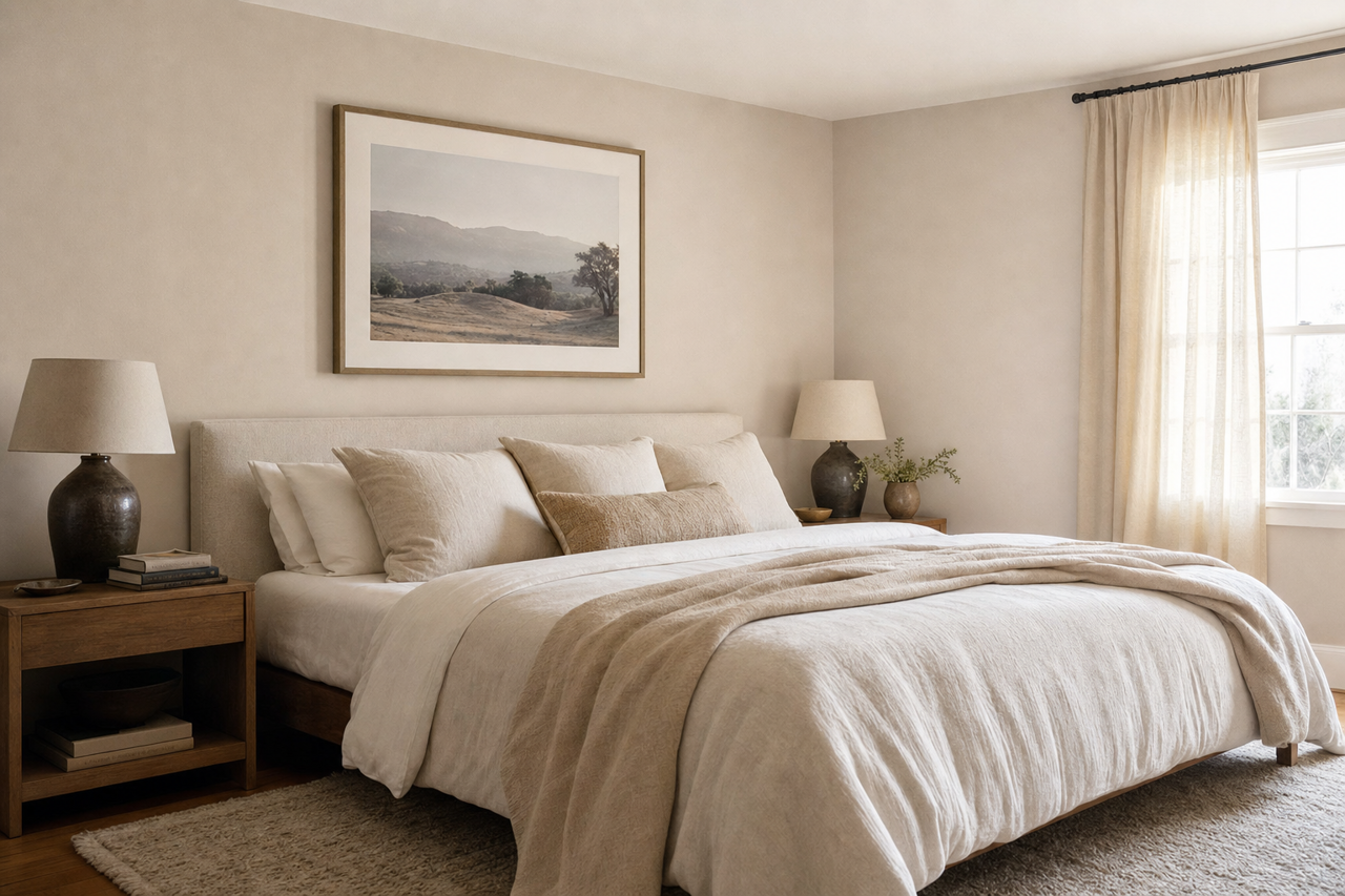 Lilac by Benjamin Moore on interiors