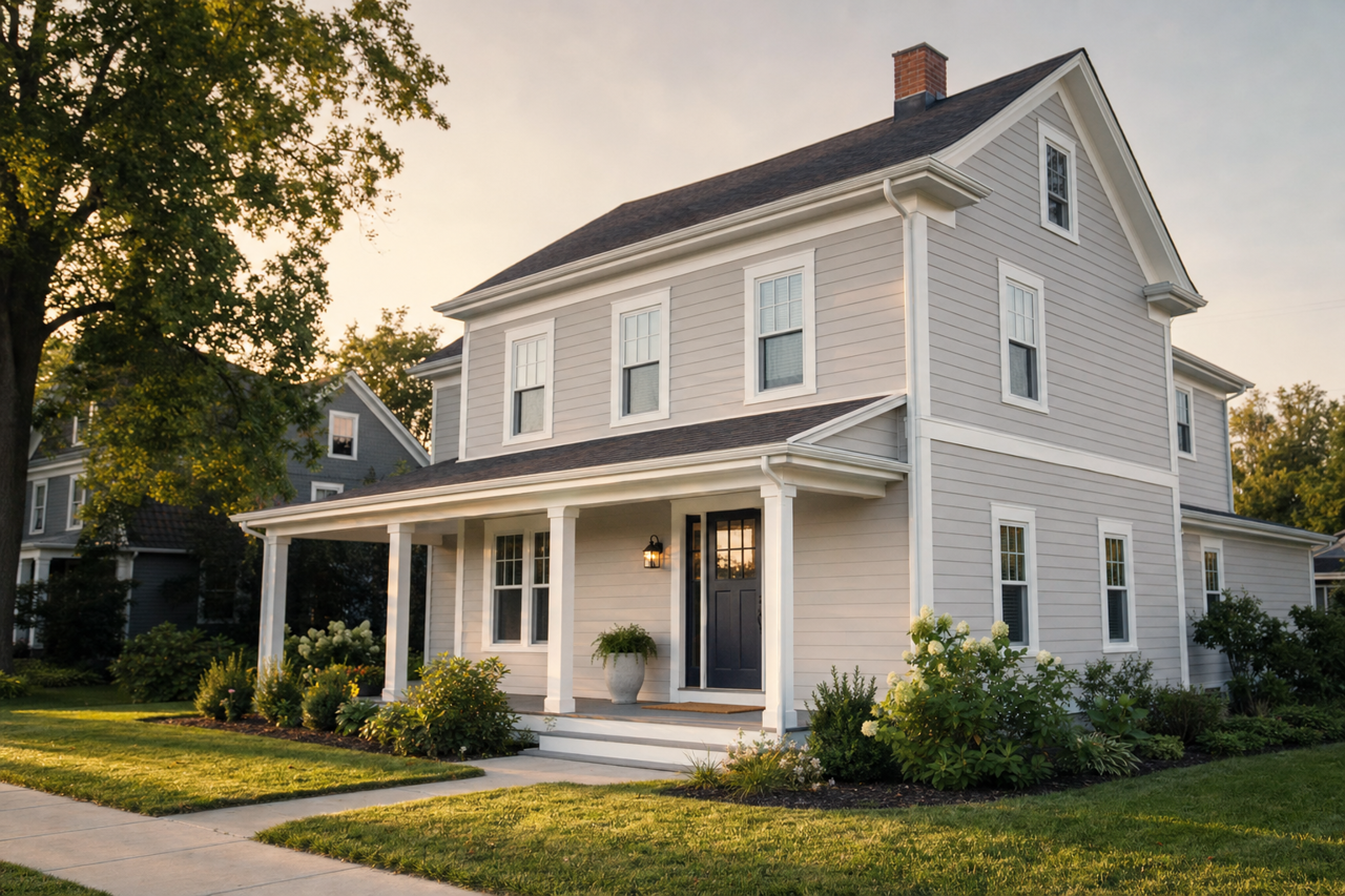 Through by Benjamin Moore on exterior