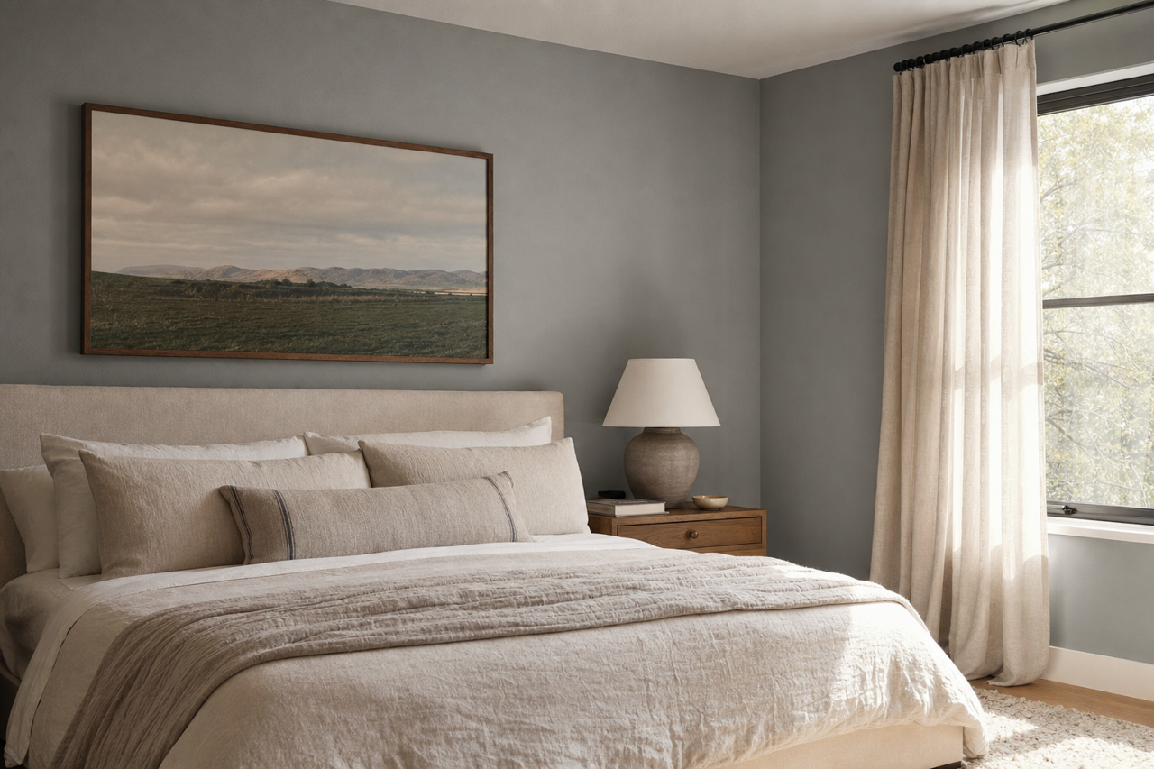 Rainstorm by Benjamin Moore on interiors