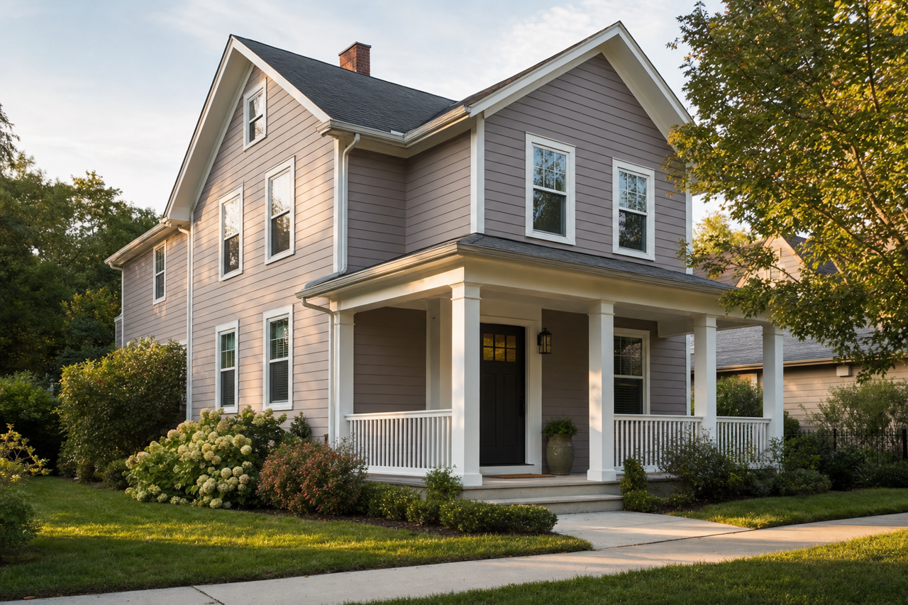 Evening by Benjamin Moore on exterior