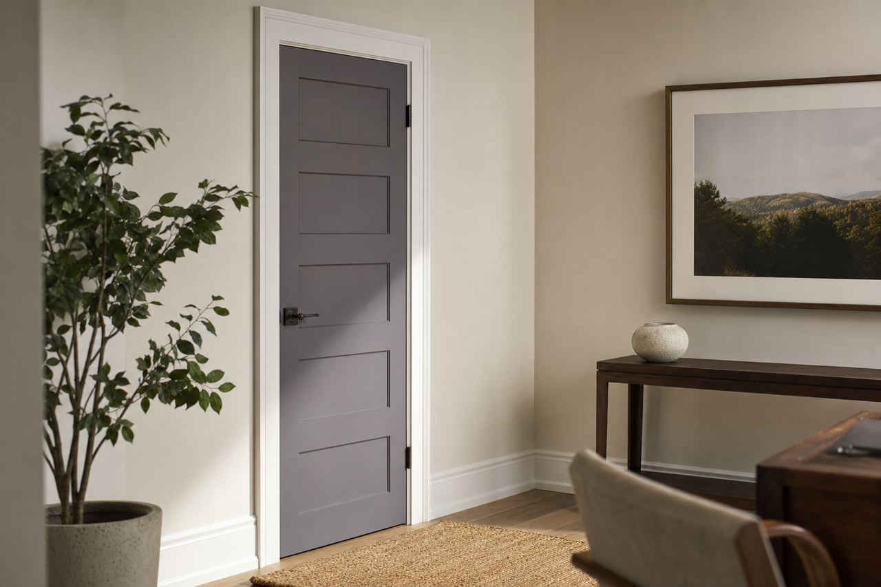 Mythic by Benjamin Moore on interior-doors