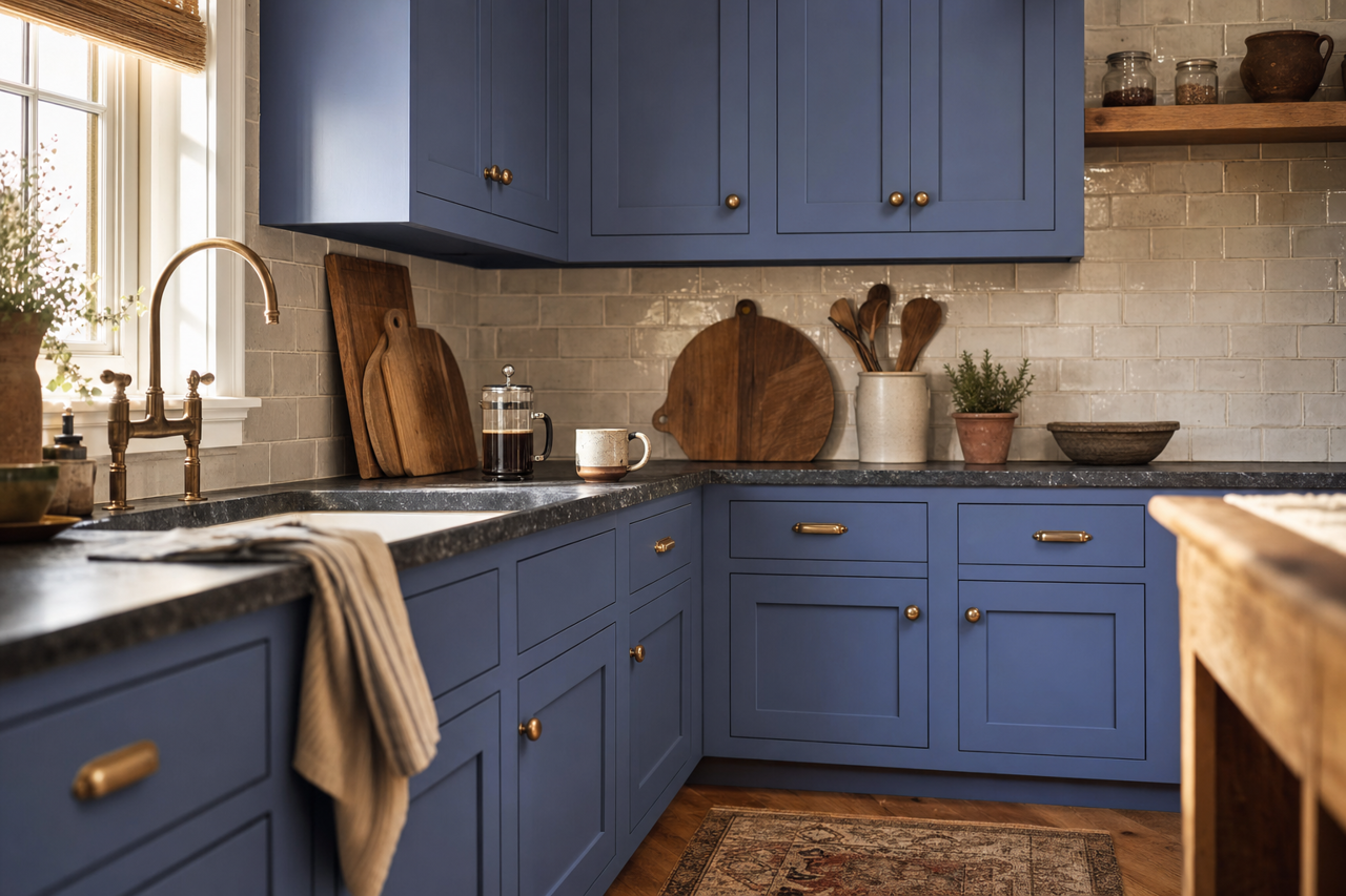 Fancy by Benjamin Moore on cabinets