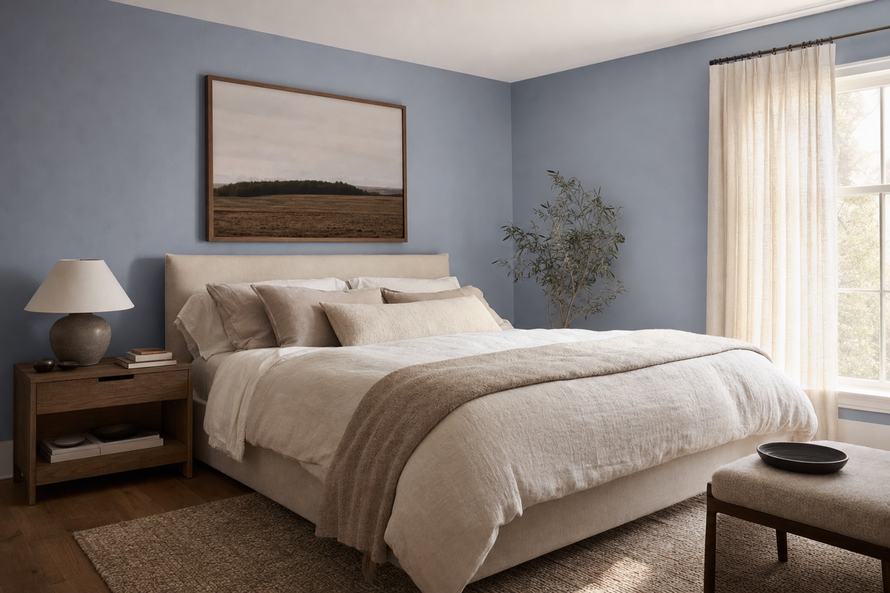 Flower by Benjamin Moore on interiors