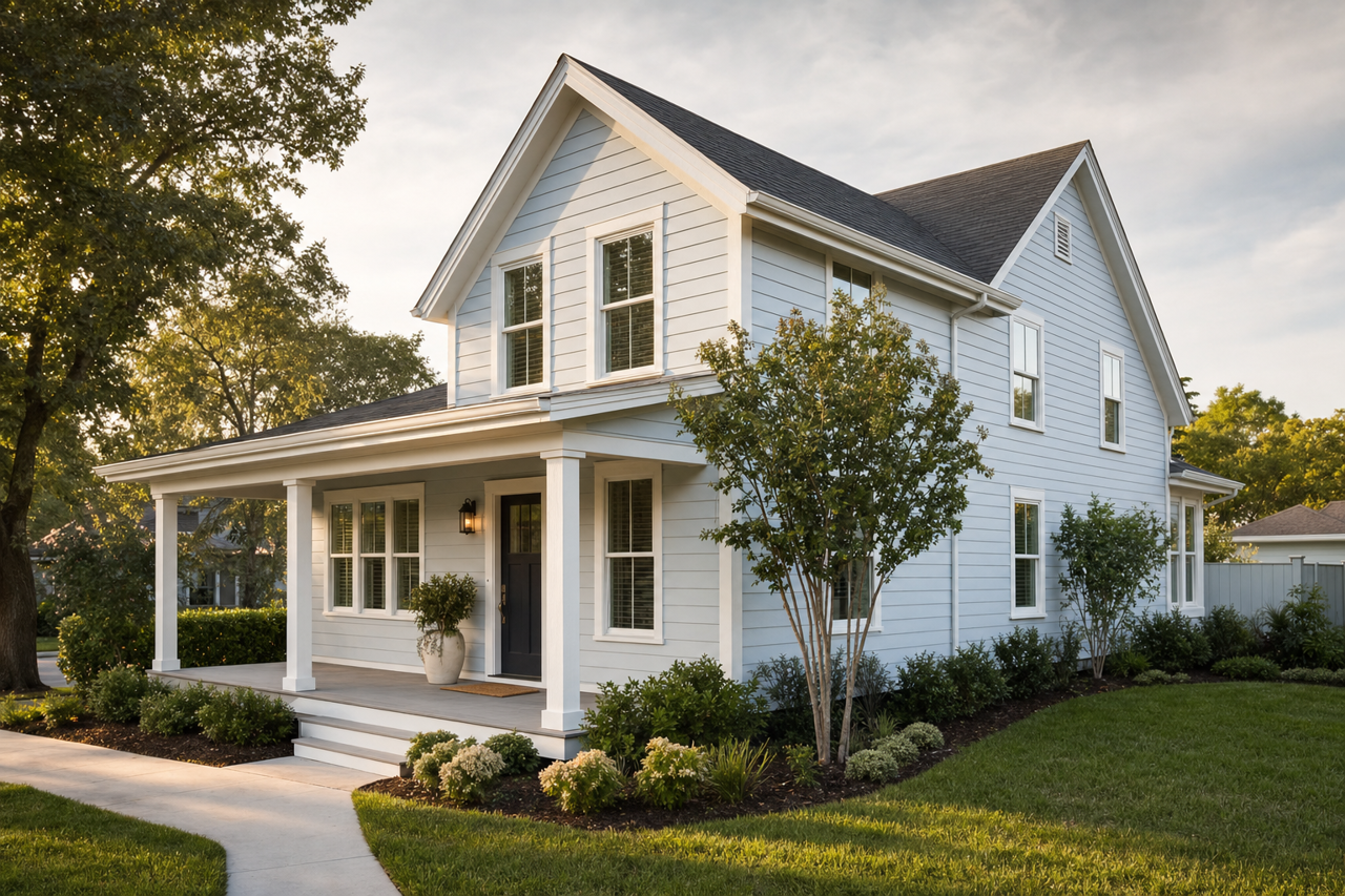 Sheer by Benjamin Moore on exterior