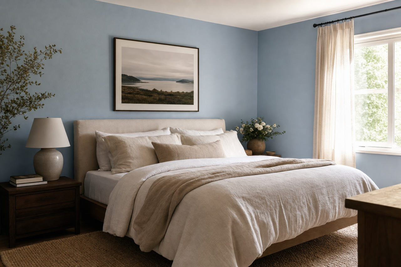 Porcelain by Benjamin Moore on interiors