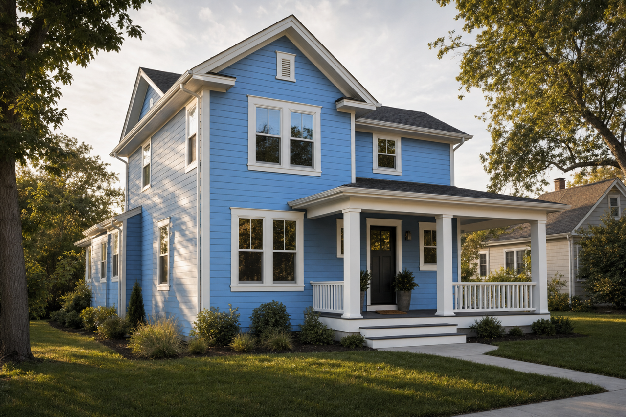Waterloo by Benjamin Moore on exterior