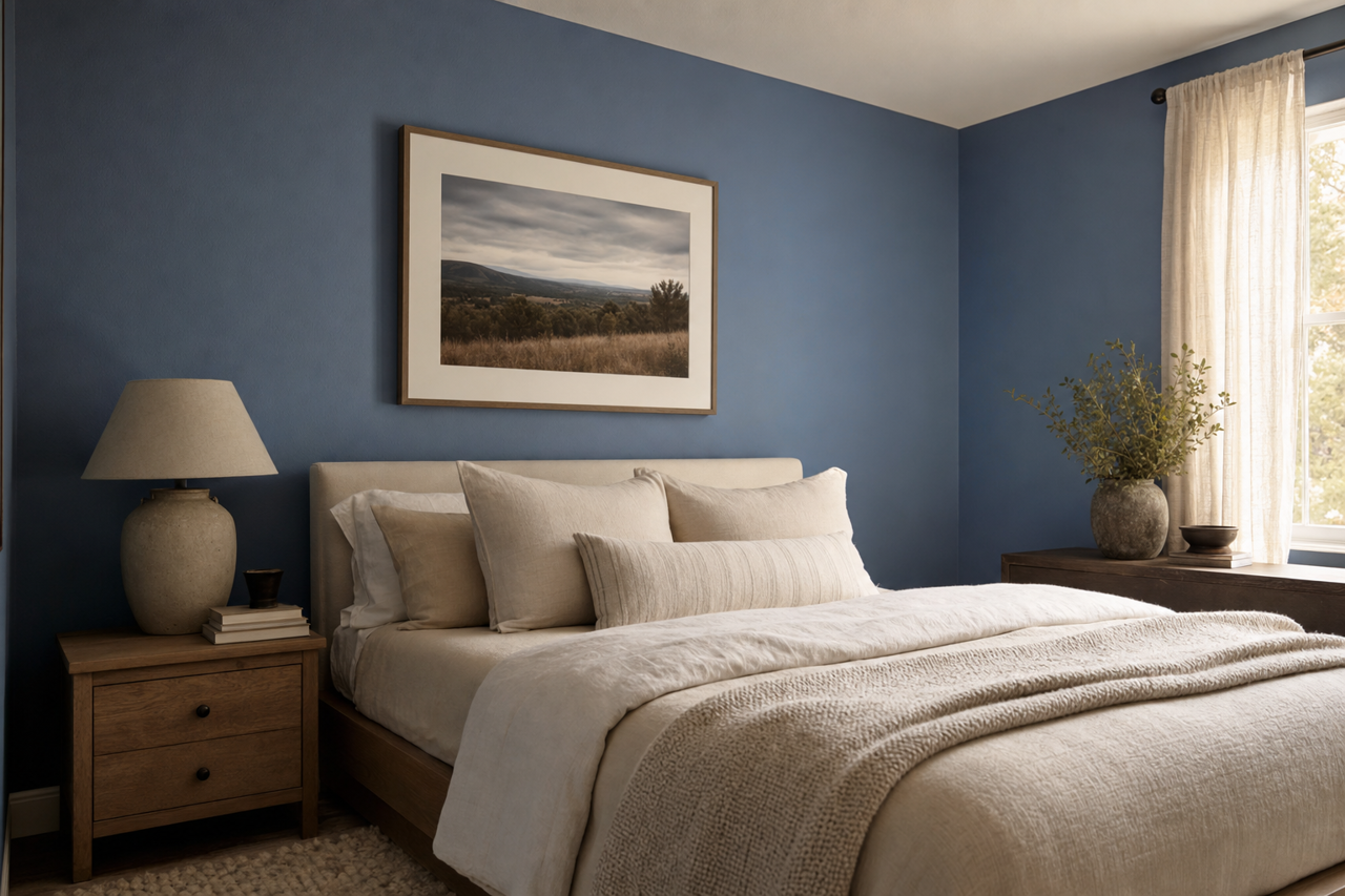 Nile by Benjamin Moore on interiors