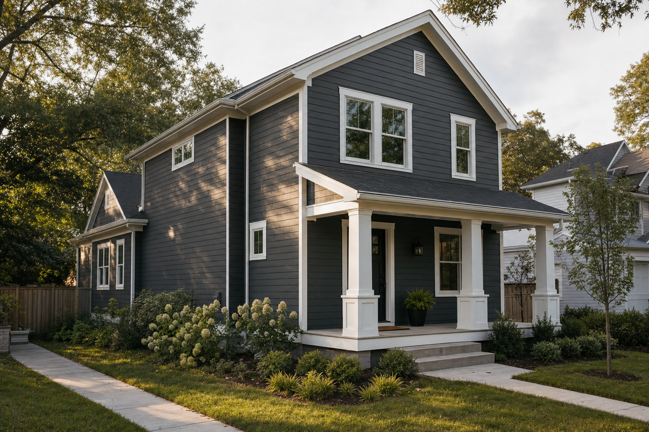 Notre by Benjamin Moore on exterior