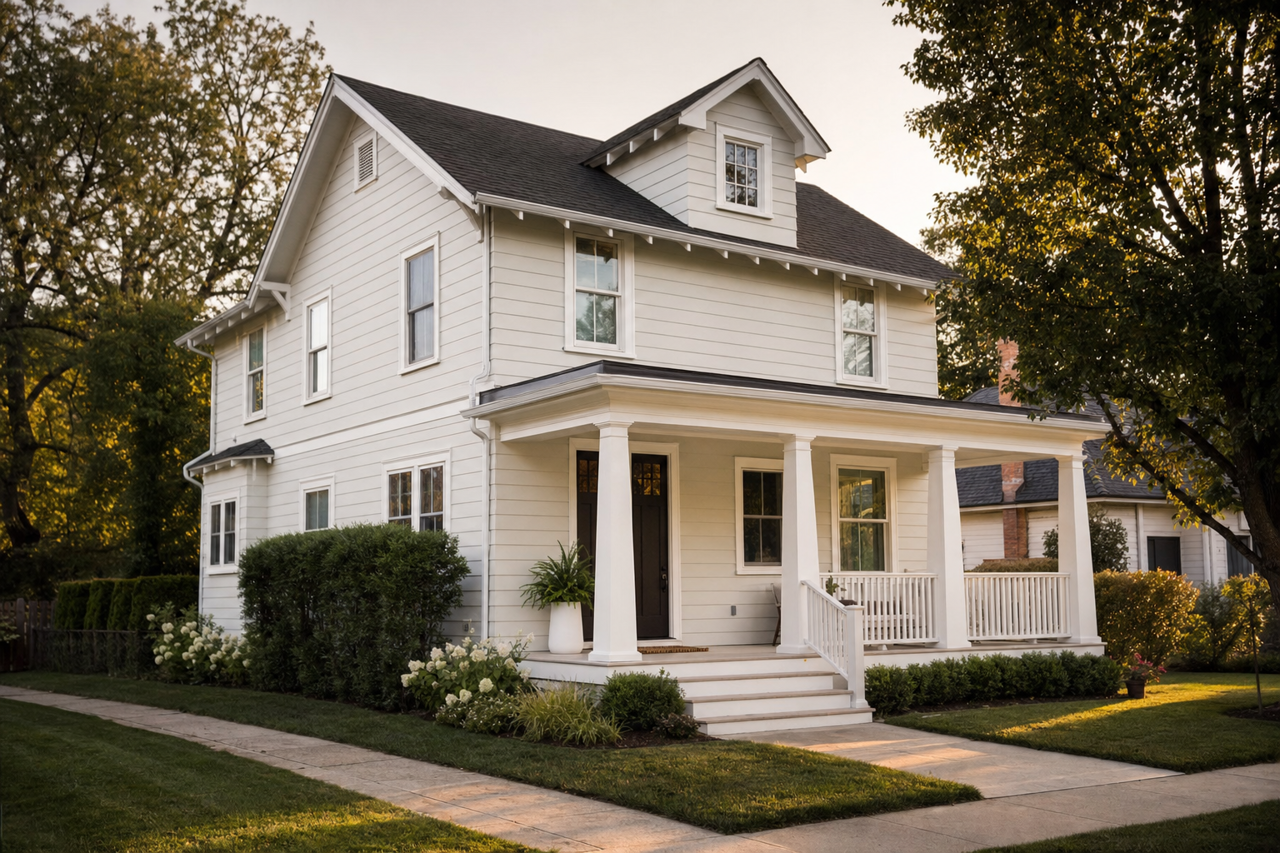 Ice by Benjamin Moore on exterior