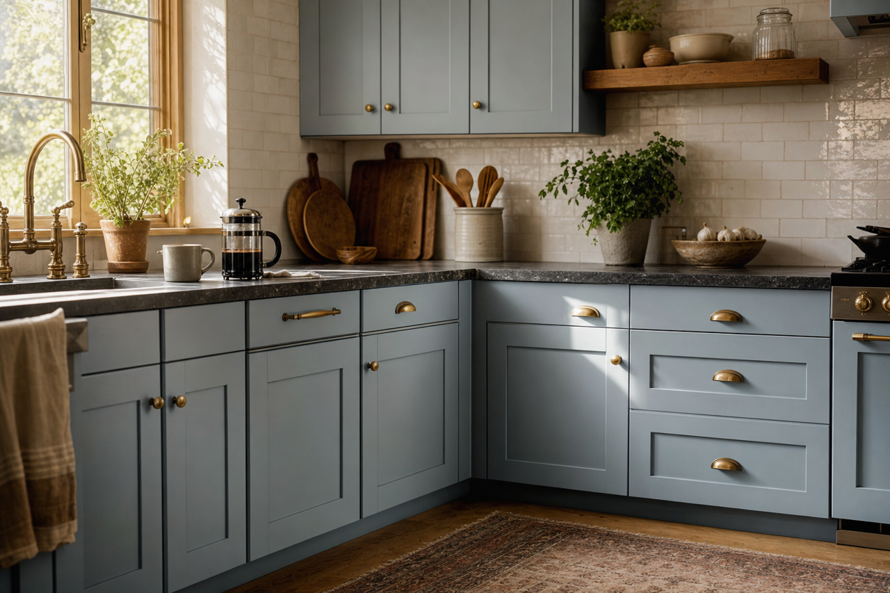 French by Benjamin Moore on cabinets