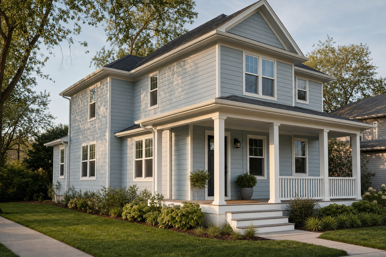 French by Benjamin Moore on exterior