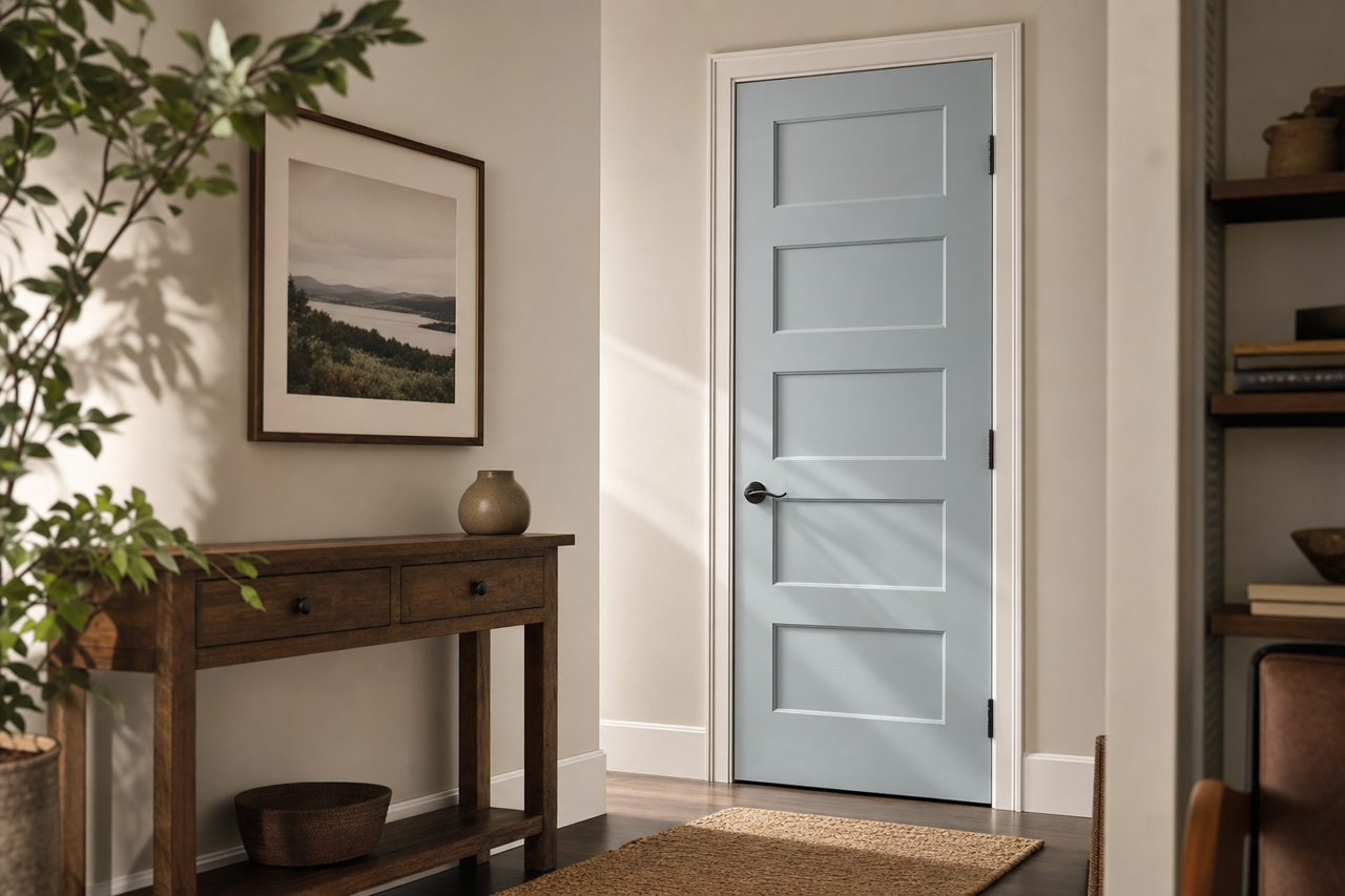 French by Benjamin Moore on interior-doors