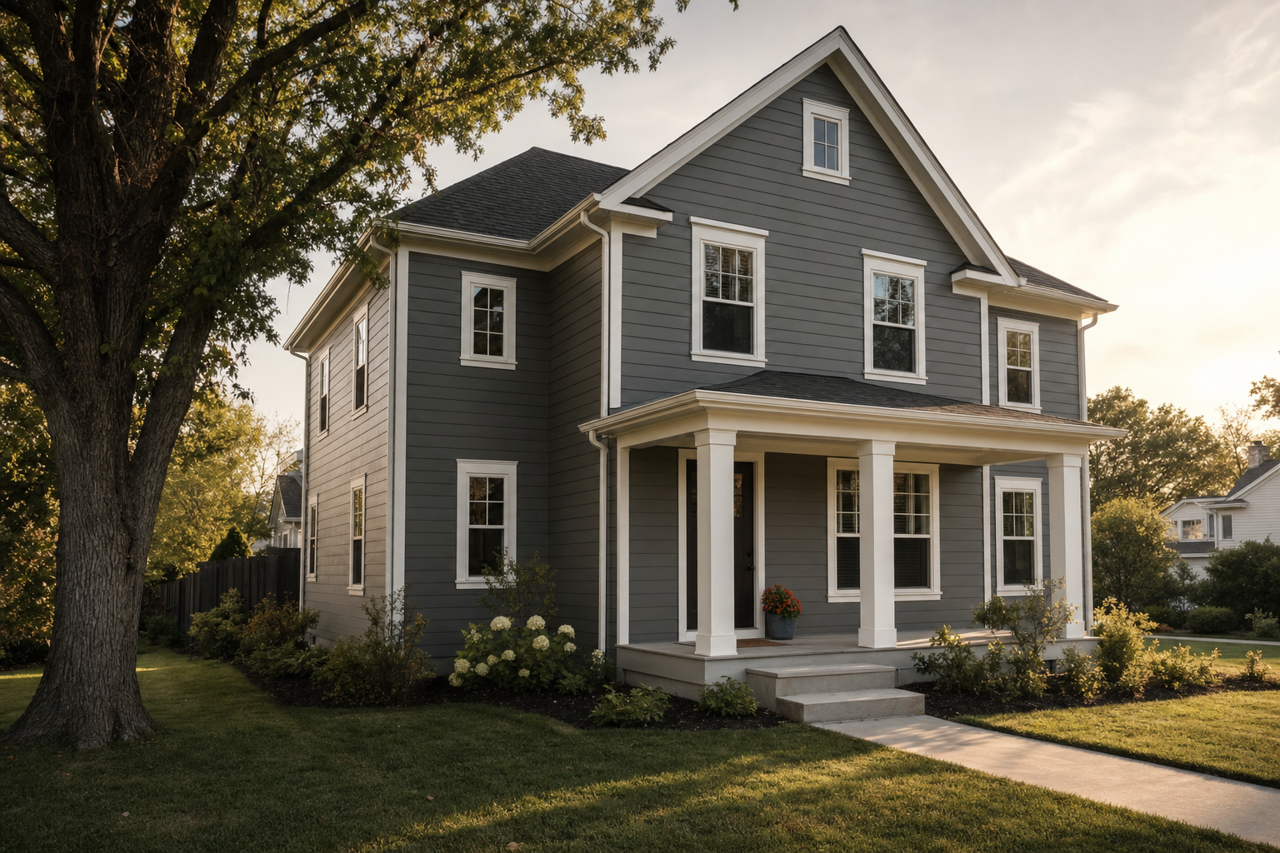 City by Benjamin Moore on exterior