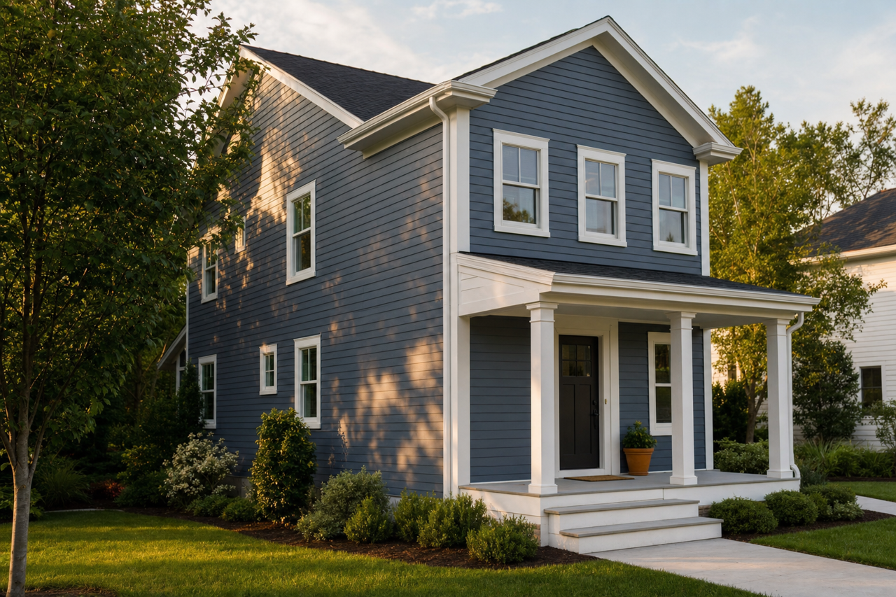 Andes by Benjamin Moore on exterior