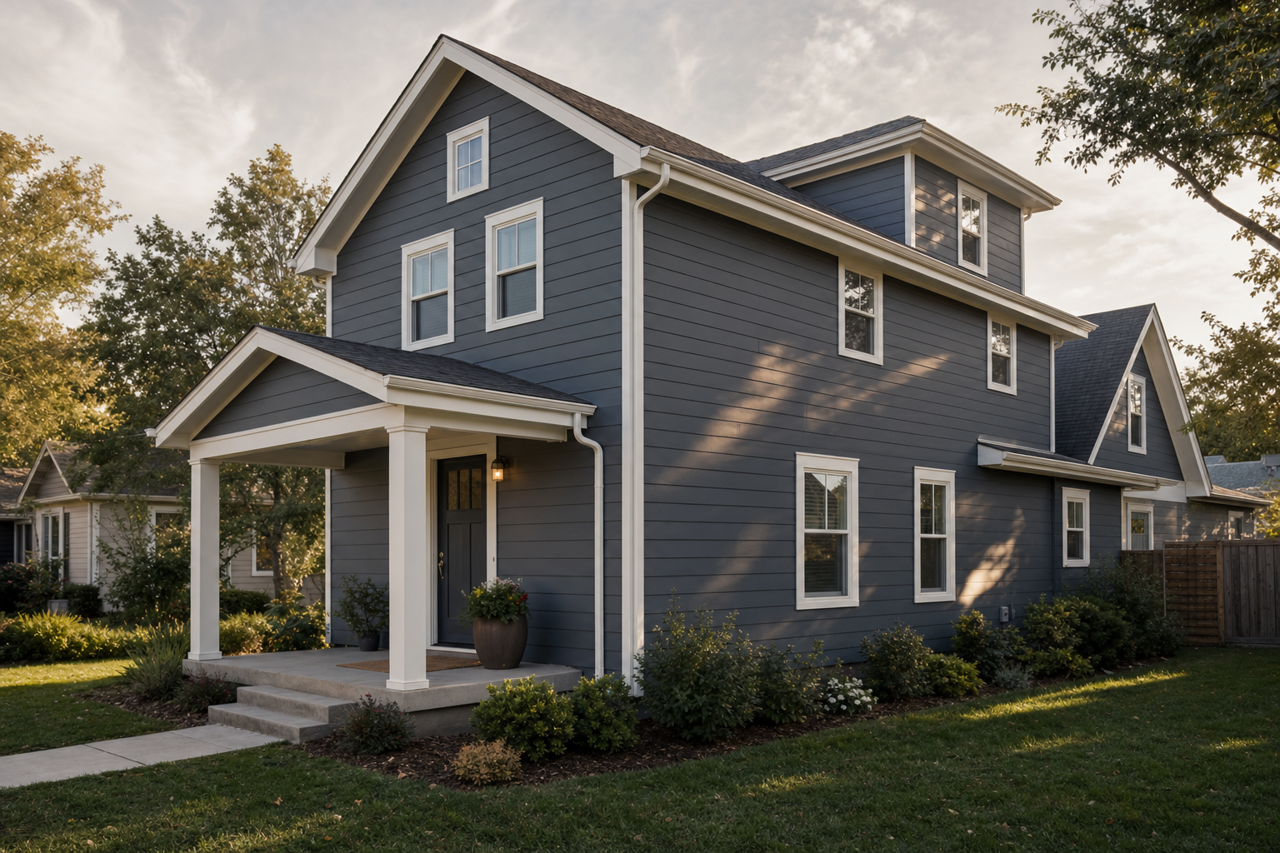 Deep by Benjamin Moore on exterior