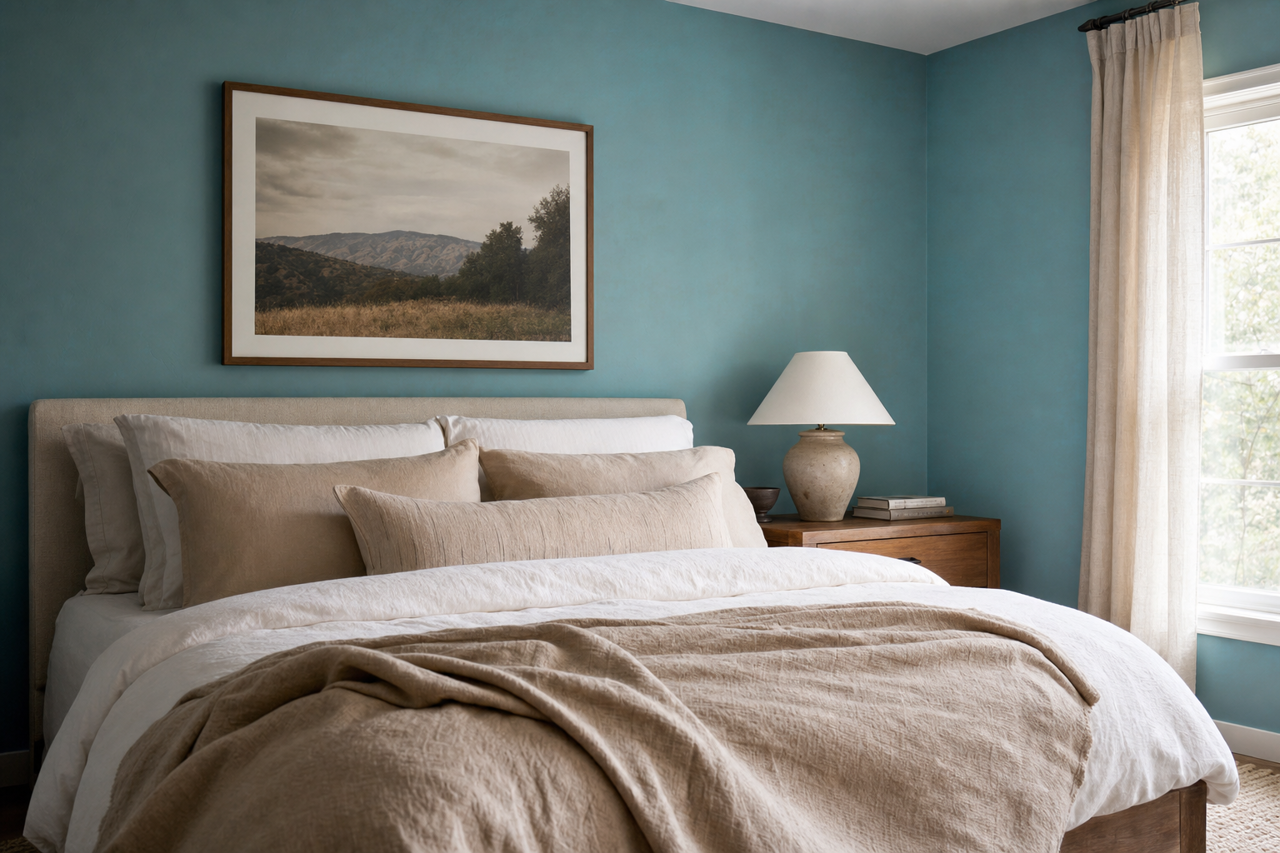 Spa by Benjamin Moore on interiors