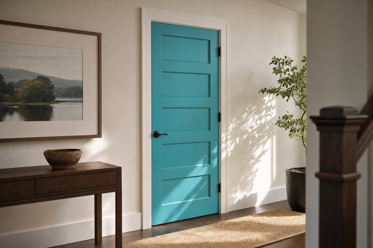 In by Benjamin Moore on interior-doors