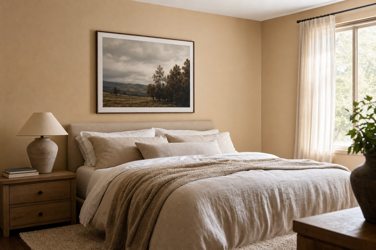 Old by Benjamin Moore on interiors