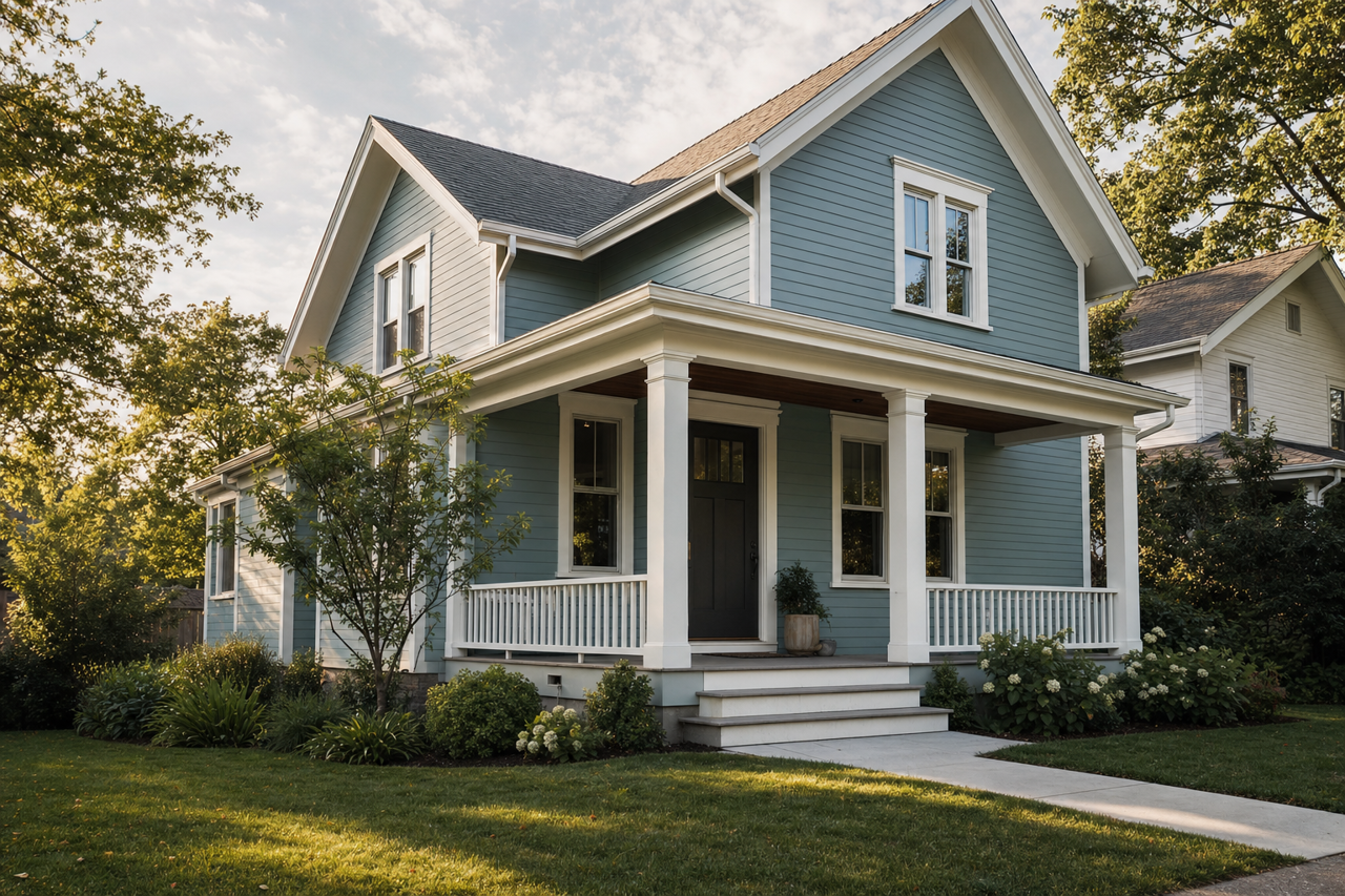 St. by Benjamin Moore on exterior