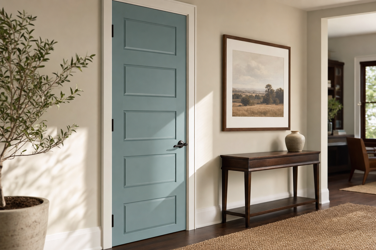 St. by Benjamin Moore on interior-doors
