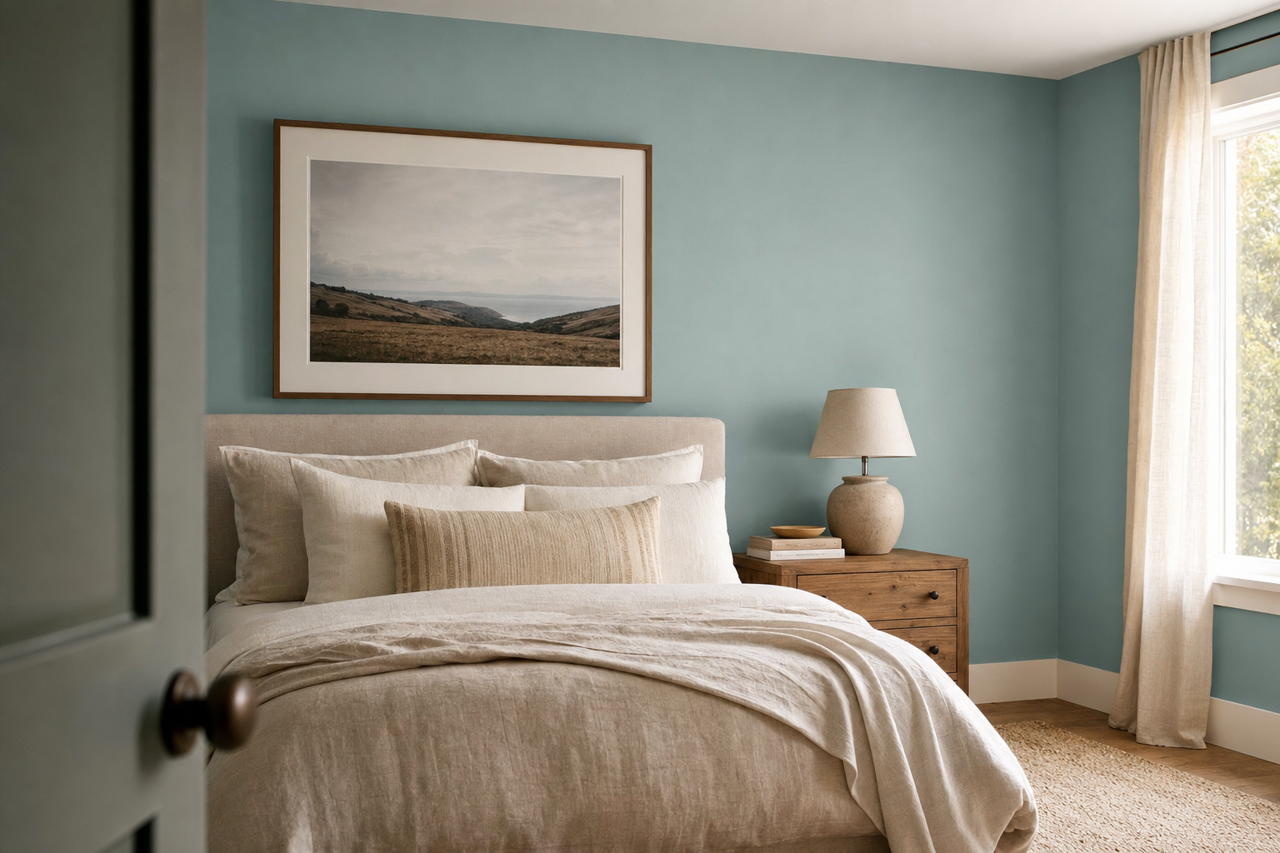 St. by Benjamin Moore on interiors
