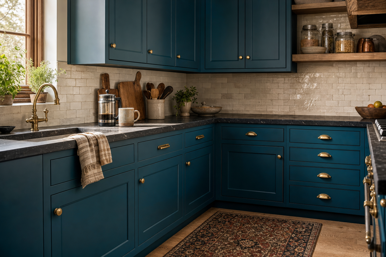 Hidden by Benjamin Moore on cabinets