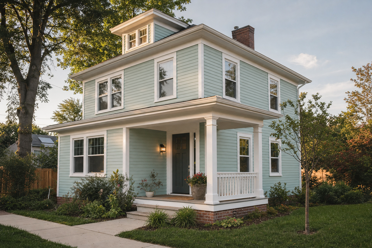 Antique by Benjamin Moore on exterior