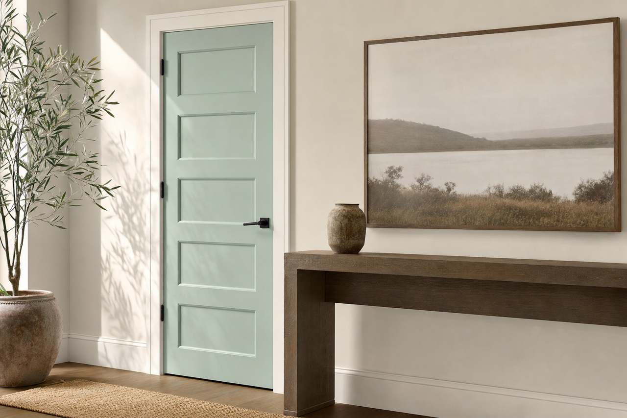 Antique by Benjamin Moore on interior-doors